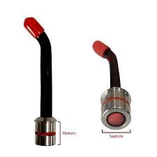 Dental light cure unit replacement tip single piece for LED and halogen curing light units used in composite resin polymerization and restorative dental procedures