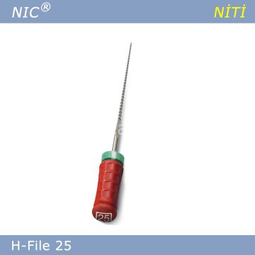 NIC manual H-files used for root canal preparation and shaping.