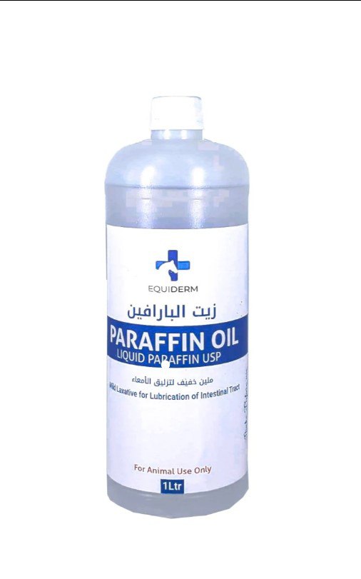 Pure paraffin oil 1 liter container for dental laboratory lubrication.