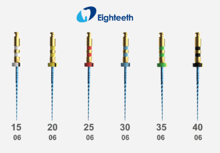 Pepsi Gold rotary endodontic nickel titanium files for mechanical root canal preparation
