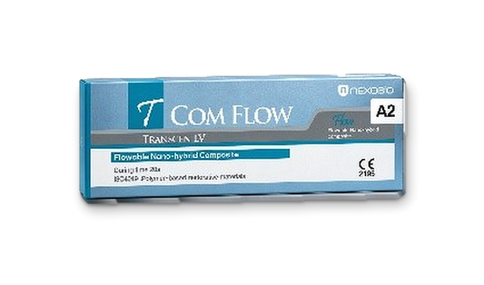 T Com Flow Transcen LV light-cured flowable nano-hybrid dental composite shade A2